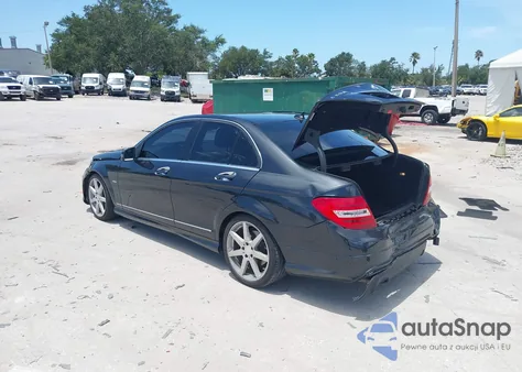 2012 Mercedes-Benz C 250 Sport from USA, damaged, VIN WDDGF4HB3CR230549